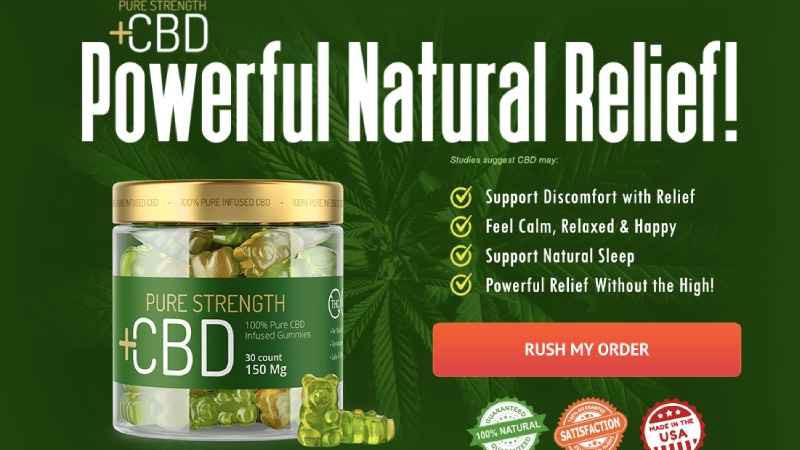 Pure Strength CBD Gummies (CA)- Is it Legit or a SCAM? Benefits, Price and  Ingredients &ndash; Business