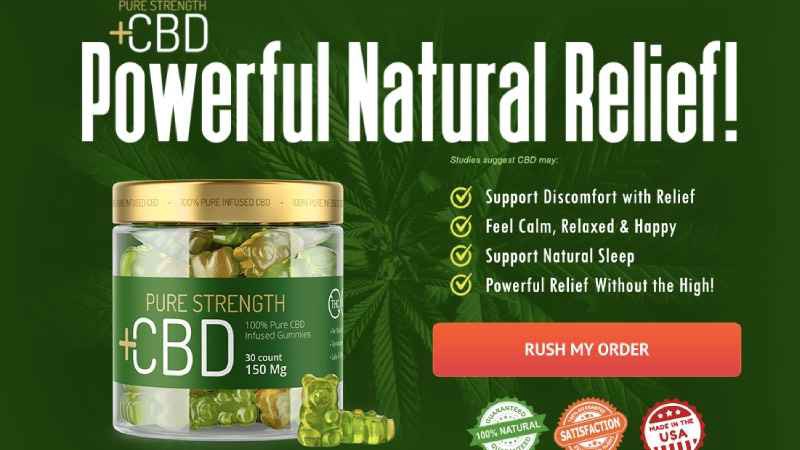 Pure Strength CBD Gummies (CA)- Is it Legit or a SCAM? Benefits, Price and  Ingredients – Business