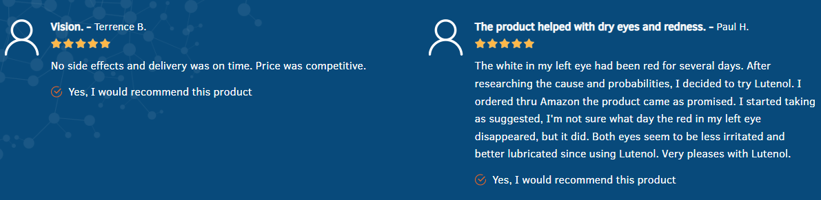 Lutenol Customer Reviews