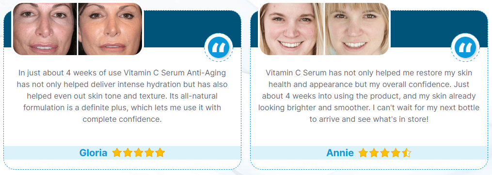 Vibrance Vitamin C Serum Customer Reviews