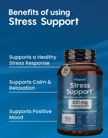 VitaPost Stress Support Benefits Reviews
