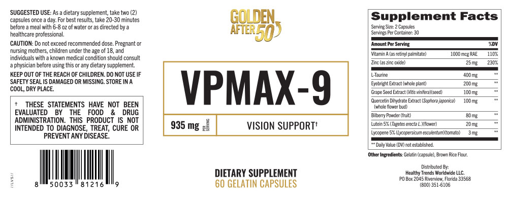 VpMax-9 Ingredients