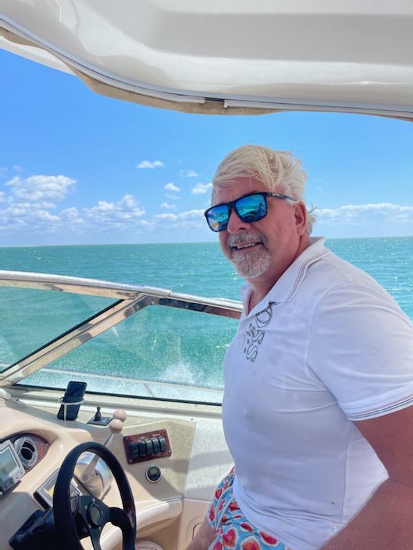 Former attorney Jon Parrish sailing