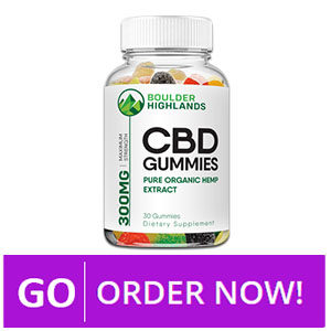 Boulder Highlands CBD Gummies 300mg bottle