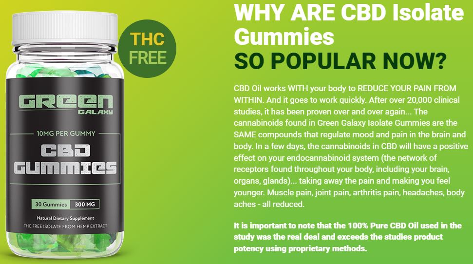 Green Galaxy CBD Gummies Facts