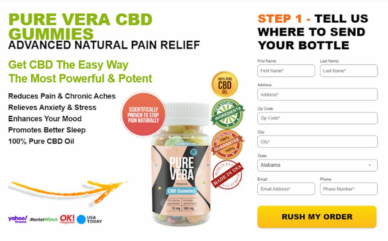 Pure Vera CBD Gummies Order now